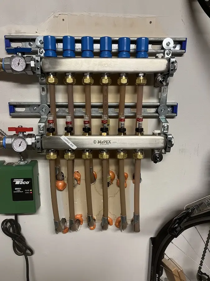 Plumber performing Gas Leak Detection at a residential property in Mayfield Heights